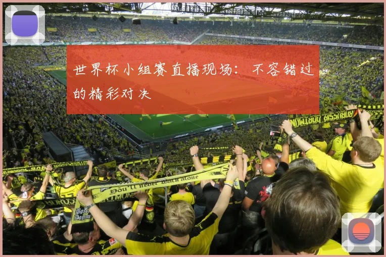 世界杯小组赛直播现场:不容错过的精彩对决